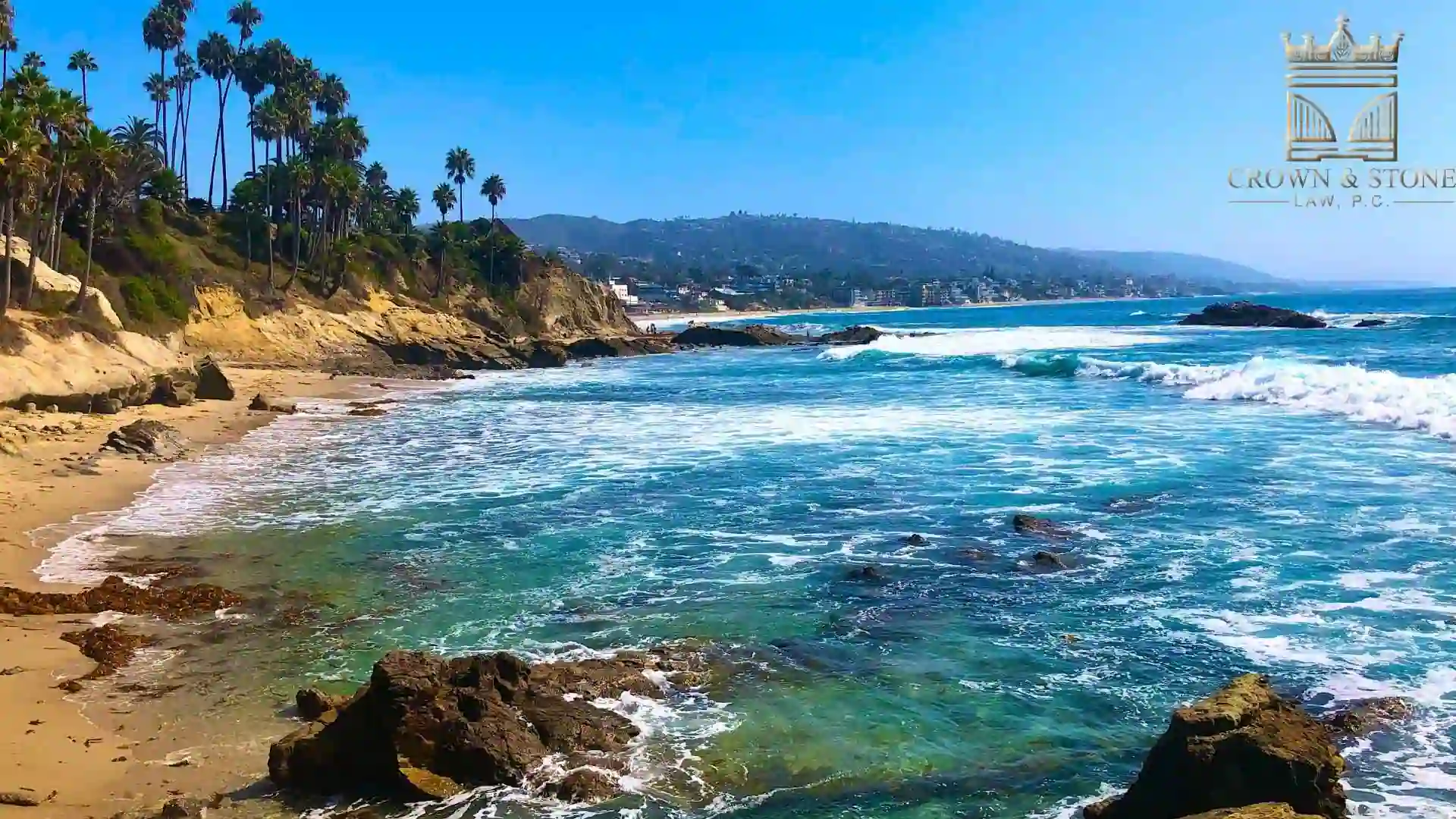 A Beach coast in California where truck accidents offer occur.