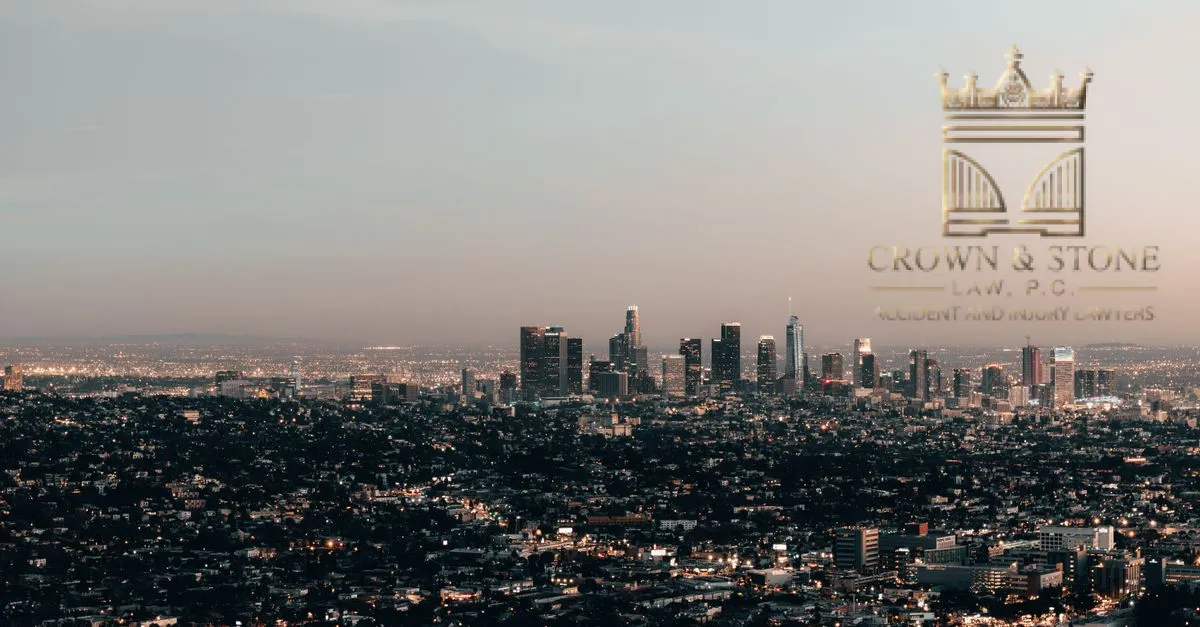 A view of West Hollywood is shown, where residents seeking slip and fall lawyer services can find local guidance.