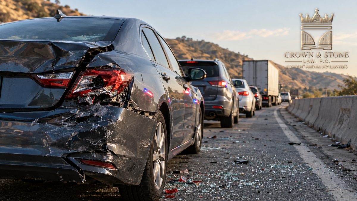 Stopped-Traffic Semi-Truck Chain-Reaction Crash Lawyer in California